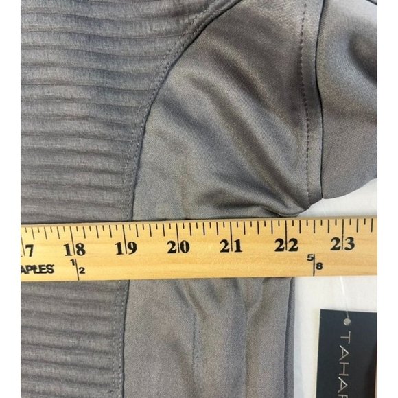 Tahari Sport Turtleneck Pullover | Grey | Size: Medium - Picture 15 of 15